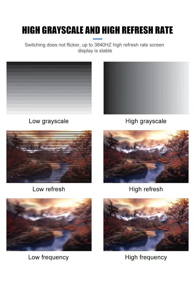Lifespan hours 100000 P3.91 Indoor Rental LED Display for Stage Image HD Screen