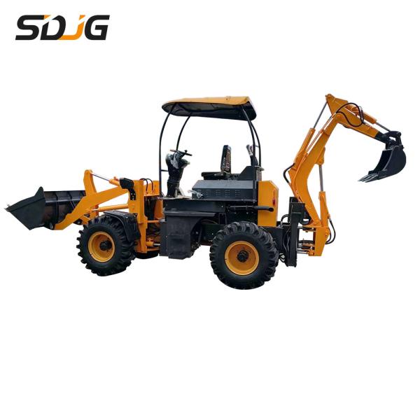 China 2.5 Ton Front End Towable Backhoe Loader Machine Hydraulic Power Steering Wheel on sale China 2.5 Ton Front End Towable Backhoe Loader Machine Hydraulic Power Steering Wheel on sale