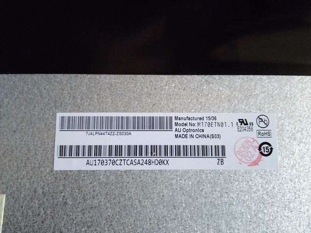 1280 * 1024 Pixels PC LCD Module 17 Inch Size M170ETN01 1 250CCD / M2 30 Pin 16.7M Color