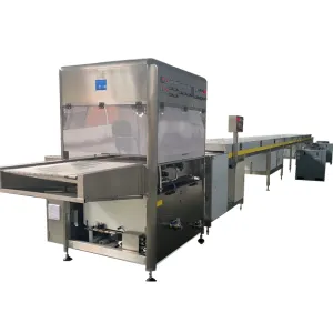 Automatic Chocolate Enrobing Machine With 304 Stainless Steel Build And 18M