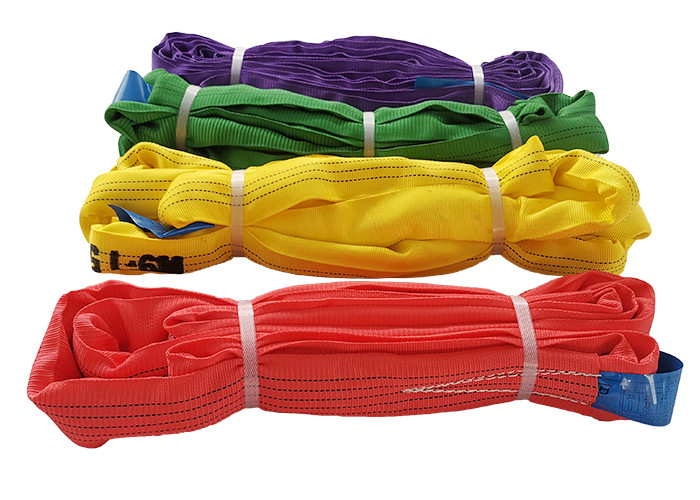 Anti Abrasion Polyester Lifting Sling 6T/5T/4T/3T/2T/1T With Easy Rigging And Storage