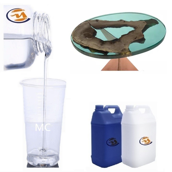 High Temperature Resistance Clear Epoxy Resin For Large Crafts Tabletop