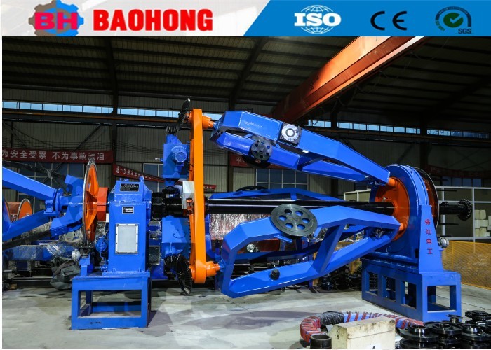 Portal ground rail moving type take up with traversing