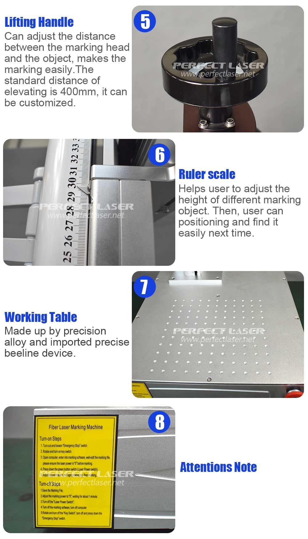 7000mm/s Marking speed Portable Fiber Laser Marking Machine Applied in electronic products graphic surface