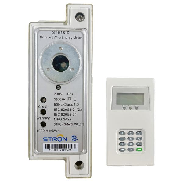 Smart Prepaid Electricity Meter Anti-Tamper Protection and Communication with