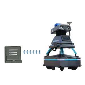 Outdoor Rugged Mobile Security Patrol Robot Electronic Autonomous Police Robot