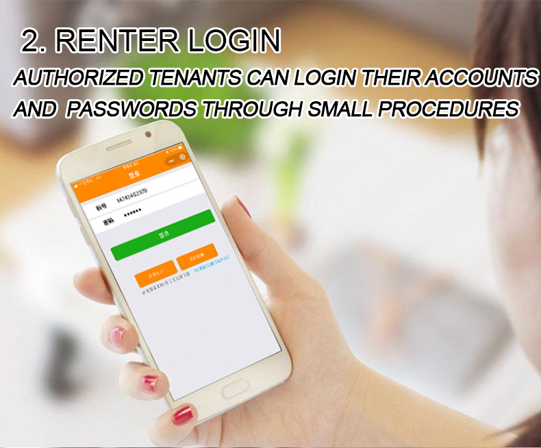 Key Split Smart Card Remote Entry Door Locks , Digital Front Door Lock Durable
