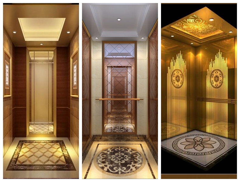 Villa VVVF Residential Passenger Elevator Indoor Home Small Passenger Lift