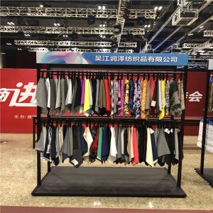 120GSM 3D Bubble Printed Polyester Garment Fabric Customized Density