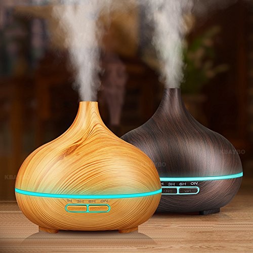 Wood Grain 0.65A 300ml Essential Oil Aromatherapy Diffuser 12W