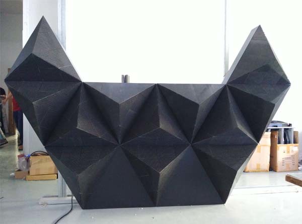 SMD Indoor Full Color DJ Booth Led Screen , P5 Led DJ Facade For Nightclub Bar