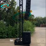 Aluminum 6082-T6 Line Array Towers Screw Squire Type
