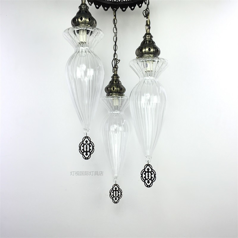 Turkey retro living room bedroom restaurant coffee shop hotel rustic pendant lamp(WH-DC-27)