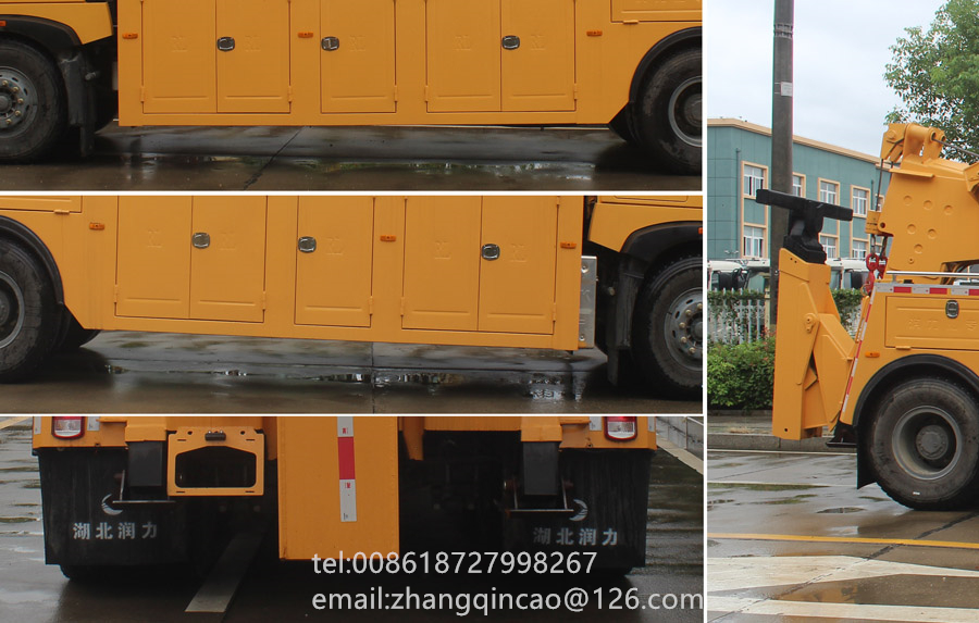 Low Price Flat Wrecker Truck With Huge Power