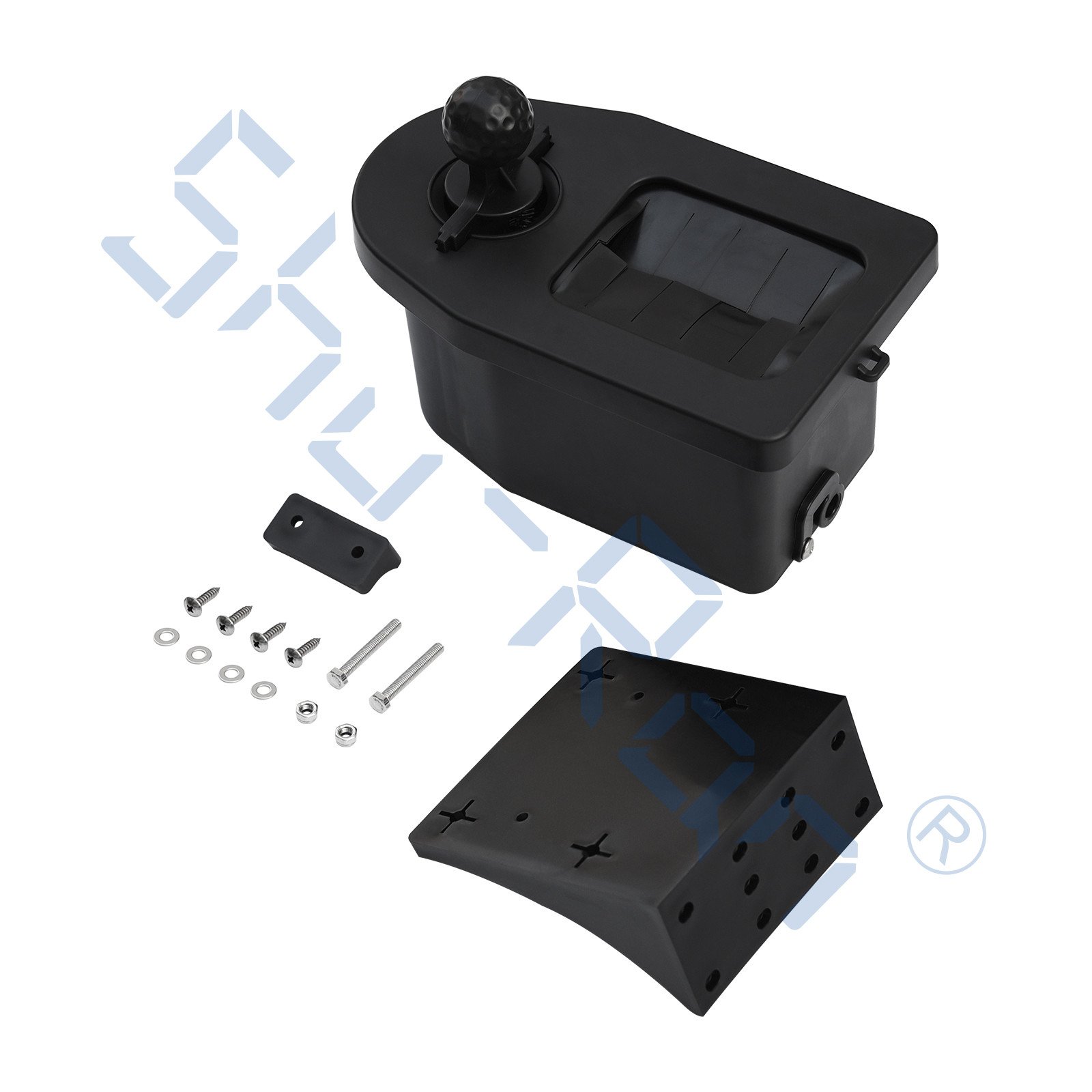Club Clean Universal Mount Golf Cart Ball Washer For Golf Cart Club Car EZGO Yamaha