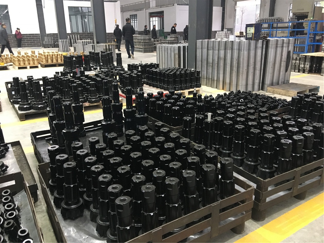 85 - 105mm Underground Mining Drill Bit For 3 Inch High Air Pressure BR3 / DHD330 / COP32 DTH Hammer