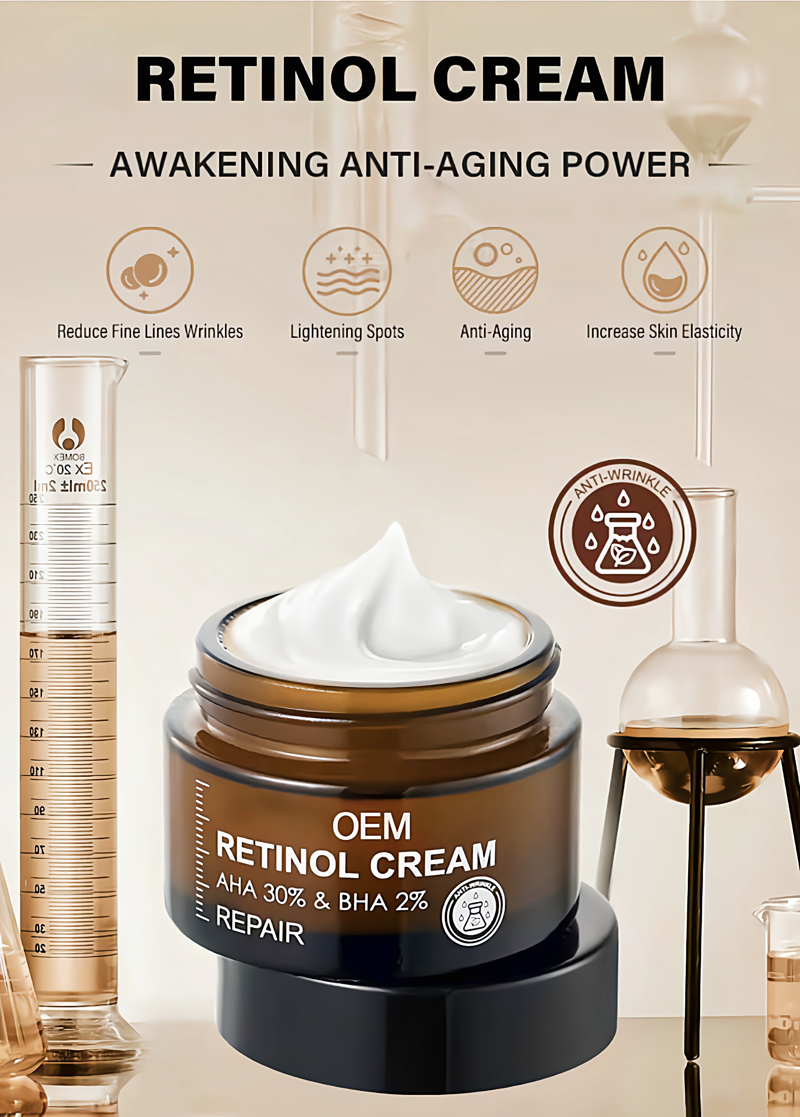 Cream Skin Care VC Anti Aging OEM Moisturizing Face Cream