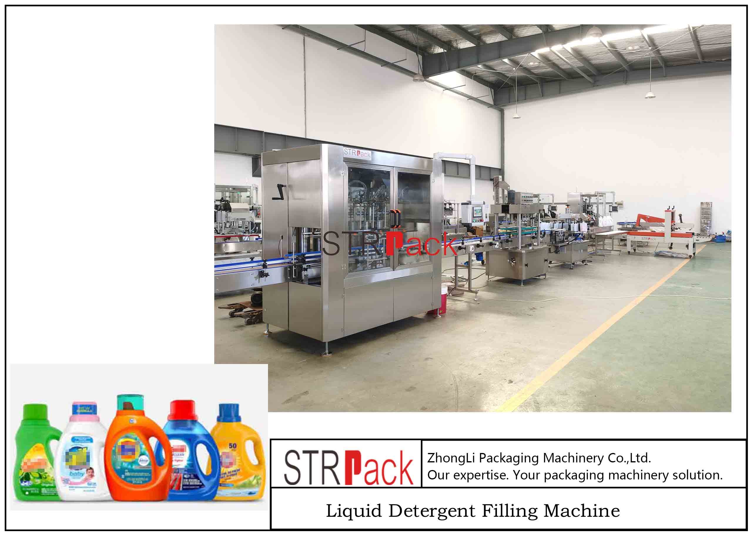 Low Power Consumption Customizable Bottle Filling Line