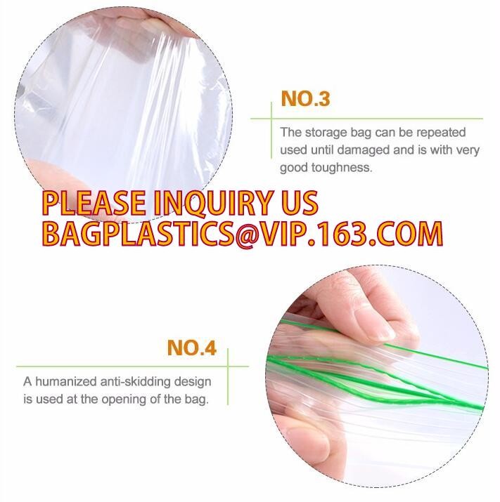 Large Zip lockk Resealable Zipper Jumbo size Plastic Storage poly Bags with white block to label, Double tracking Zip lockk