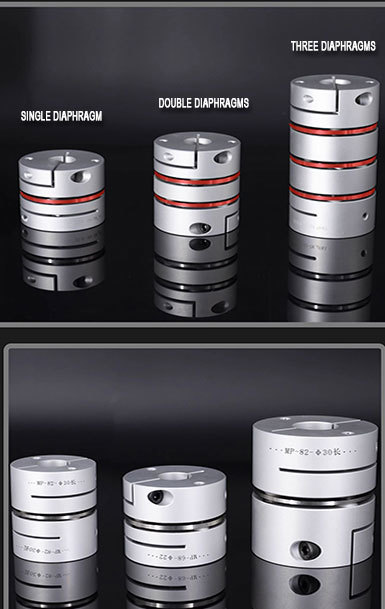 High Precision Single or Double Diaphragm Couplings Easy Installation