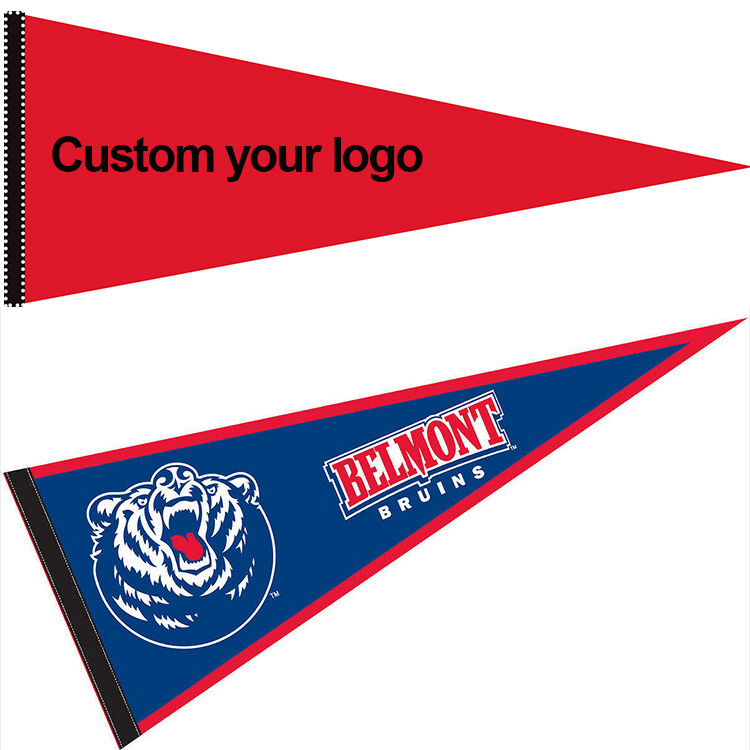 150D Polyester Custom Pennant Banner CMYK Digital Printing