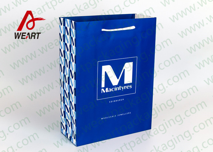 Promotional Paper Bag Matte Lamination With Bag Side 2 Color Printing