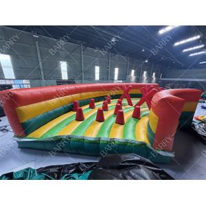 Customized Commercial Inflatable Bouncy Obstacle Course Playground Exciting Fun