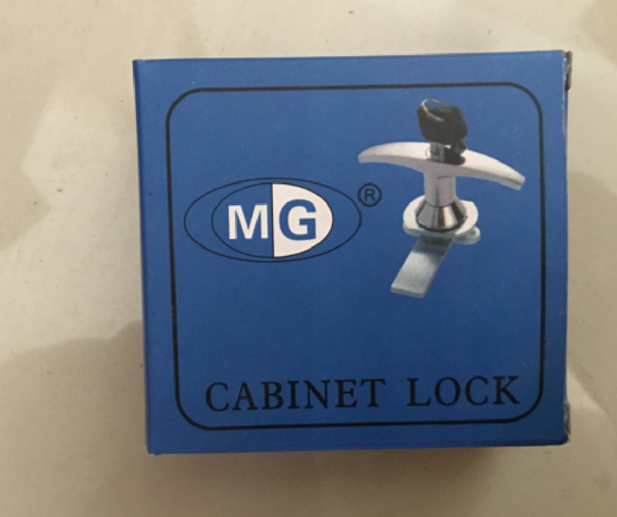 Meigu MS307 Zinc Alloy Latch Door Handle Lock Base Lock Industrial Metal Cabinet T Handle Lock