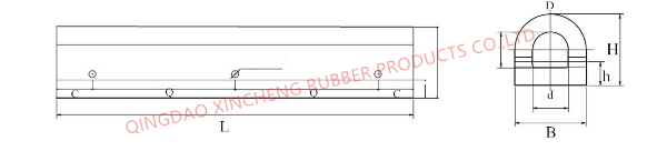 Standard Package D Rubber Fenders Bumpers For Ship And Dock Berthing