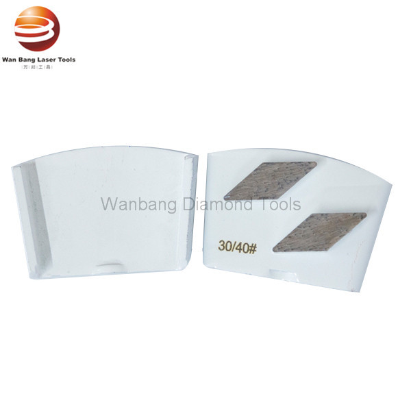Customized Rhombus Segment Diamond Grinding Shoes