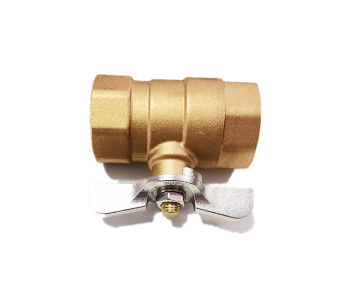 DN25 Brass Female Ball Valve With Butterfly Handle