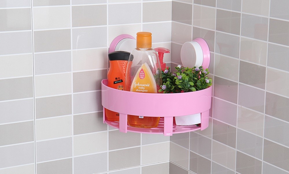 Wall Mounted Household Storage Racks , ABS Bathroom Kitchen Rack