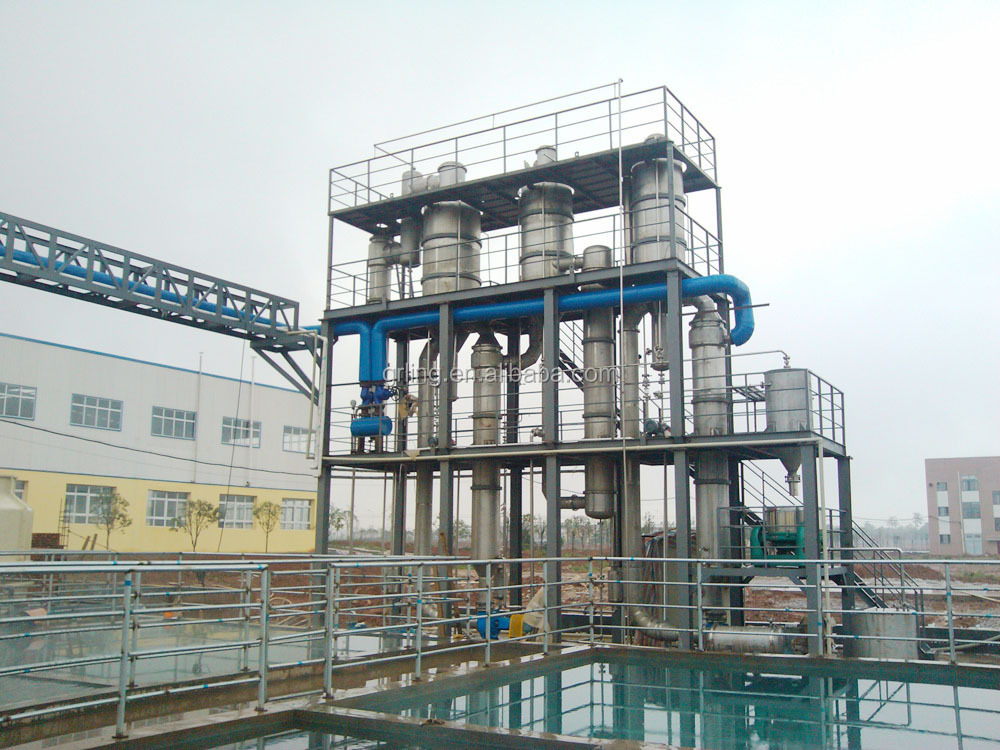 1500l Single Double Triple Effect Falling Film Evaporator For Wastewater Treatment