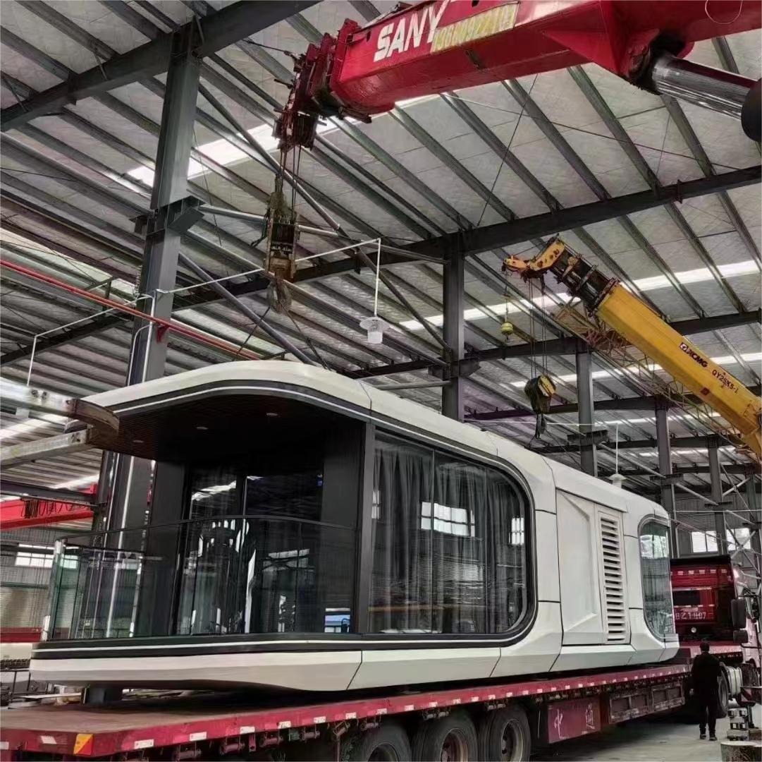 2 Bedroom Prefabricated Modular Houses Hotei Space-Saving Capsule Hotel Accommodation