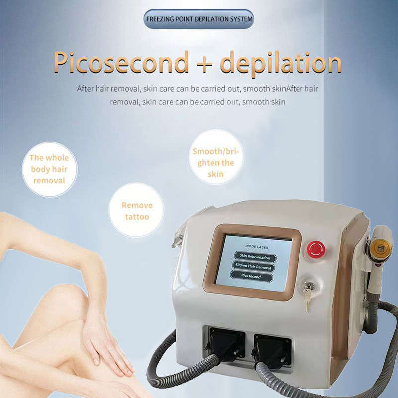 Painless Picosecond Tattoo Removal Diode Laser 2 In 1 Hair Removal Machine