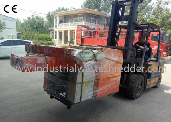 High Efficiency Plastic Bag Shredder Machine , Industrial Waste Large Capacity