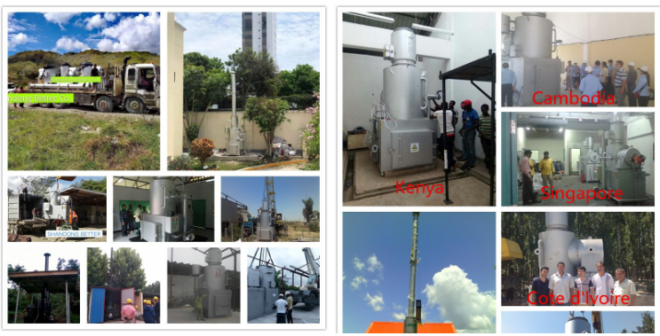 Smokeless Carbon Steel Incinerators for Industry Solid Waste and Animal Careless Treatment