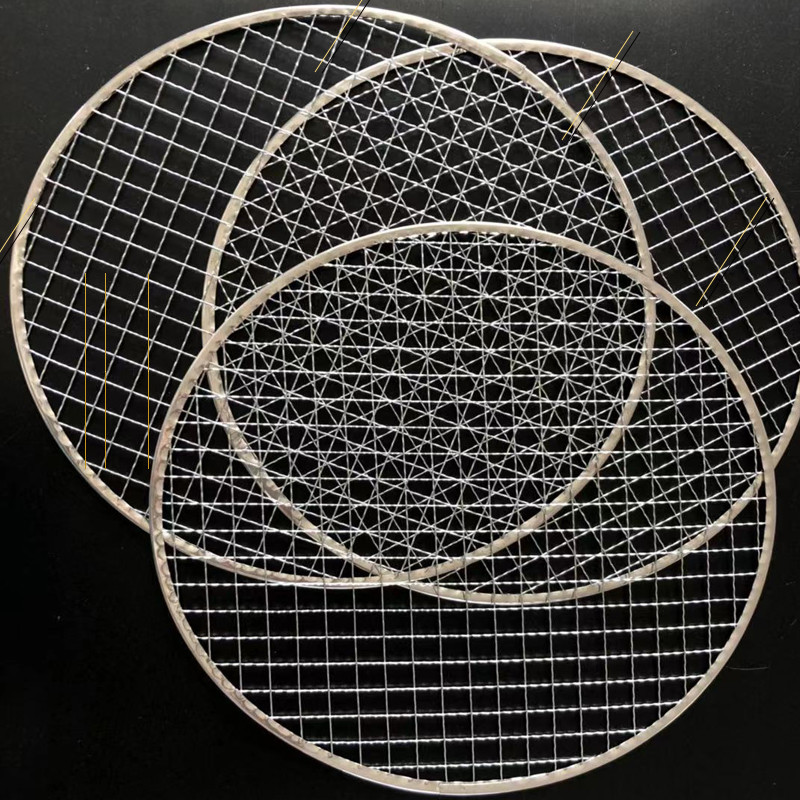 Camping Rectangle Bbq Grill Wire Mesh Outdoor Welded Stainless Steel