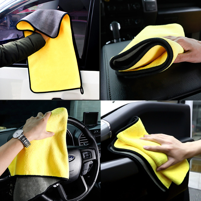 Rectangle Microfiber Towel 30*40 500gs for Super Absorbent Makeup Removal