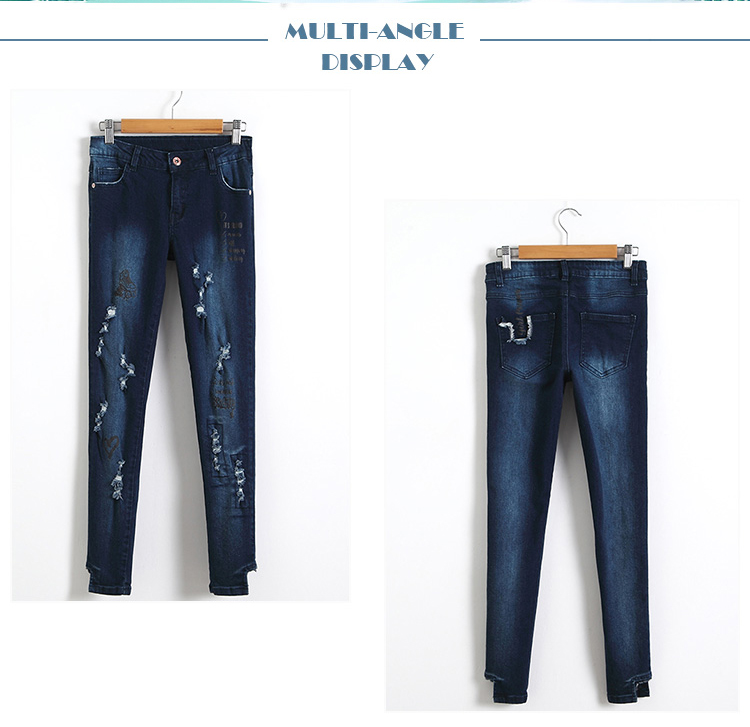 7-14 Years Girls Denim Pants Skinny Fit , Fashionable Girls Trouser Jeans