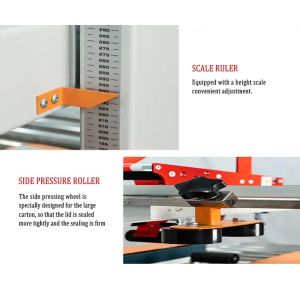 Bottom Tape Carton Sealing Tape Machine Customizable For Corrugated Box