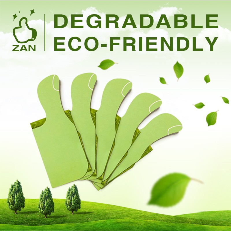 Biodegradable custom puppy waste bag printed scented poop bags