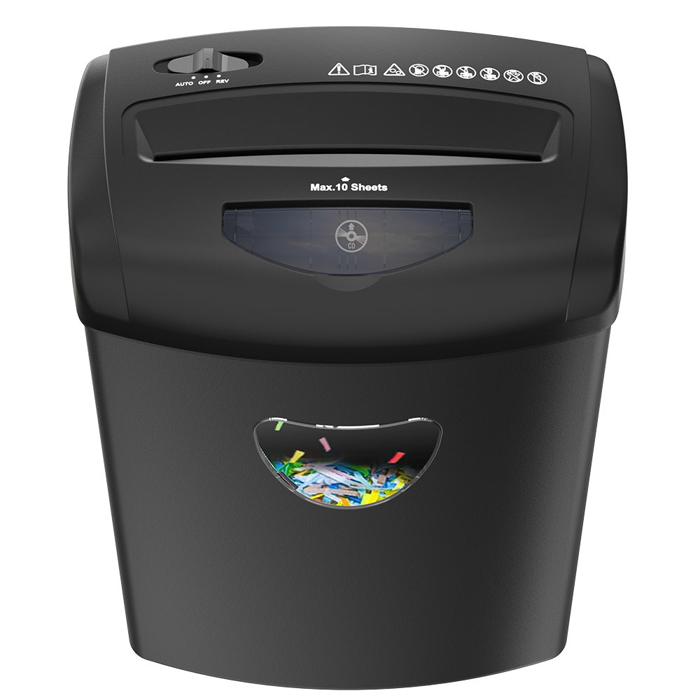 5.55 Gallons CD 10 Sheets A4 Paper Shredder Machine CD218P with CE Certificate and 21L basket Bin