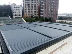  SKS90 Aluminum Retractable Louvered Roof Systems Architectural Sun Control Manufactures