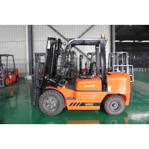 Vmax 3.5 Tons CPCD35 Diesel Powered Forklift 1070mm Fork Length 125mm Fork Width