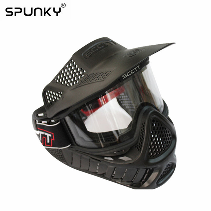 Cheap Single Lens Paintball Mask Tactical Protective Face Shield