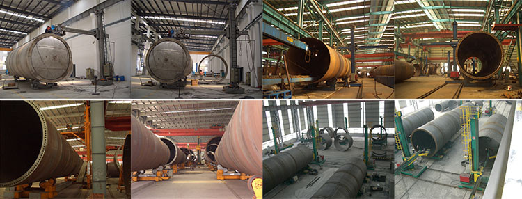 Motorized Moving Rotation Column and Boom Welding Machine With Electric Cross Slides