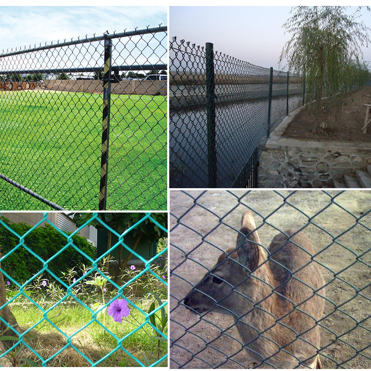 8 Ft Chain Link Fence Panels Galvanized Chain Security Wire Fence