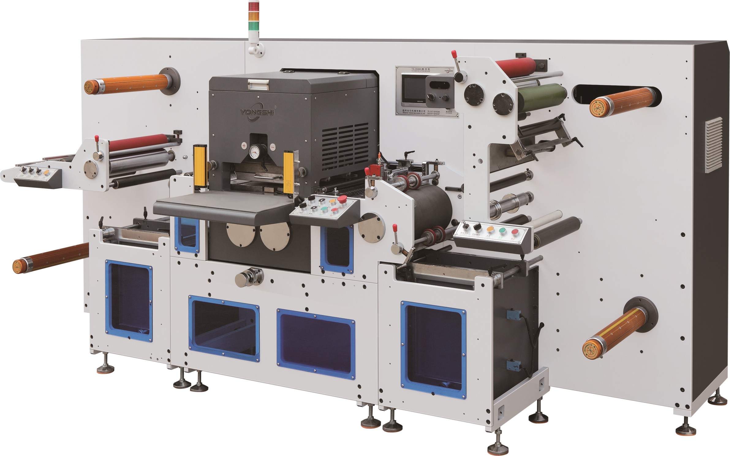 380V High Speed Paper Roll Cutter Machine Sticker Label Die Cutting Machine 11kw