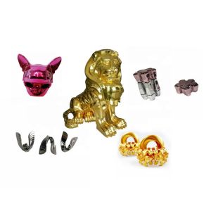 ABS POM PMMA Electroplating Process Service Metal Golden Electroplating